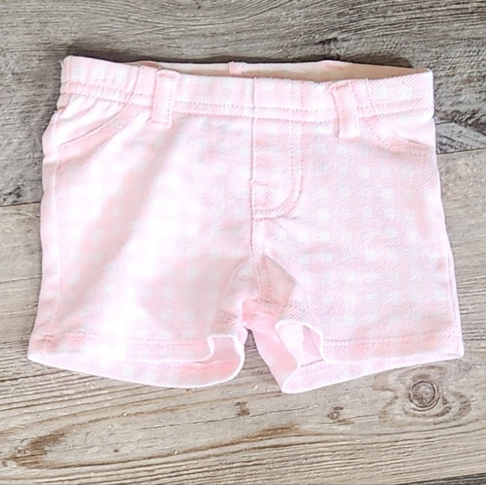 Garanimals Girls Checkered Shorts Size 0-3M